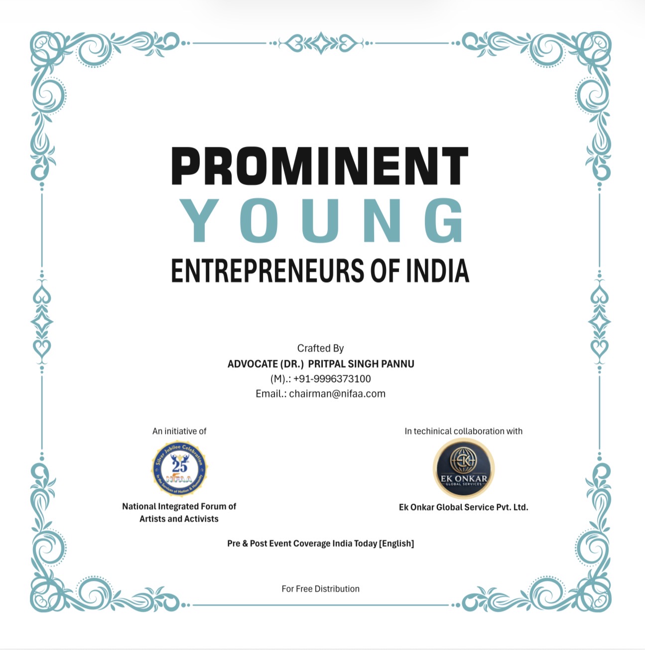 Entrepreneur Award
