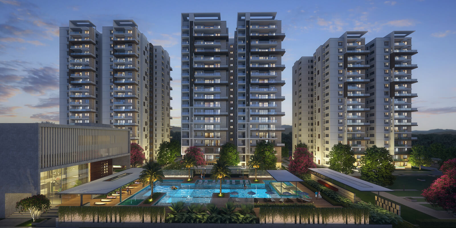 Trendset Jayabheri Elevate - Residential Complex scaffolding project in Hyderabad
